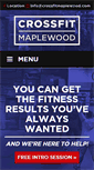 Mobile Screenshot of crossfitmaplewood.com